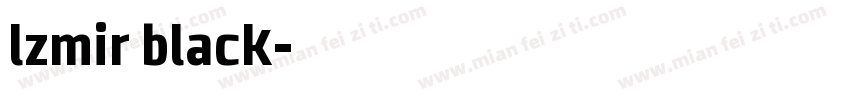 lzmir black字体转换